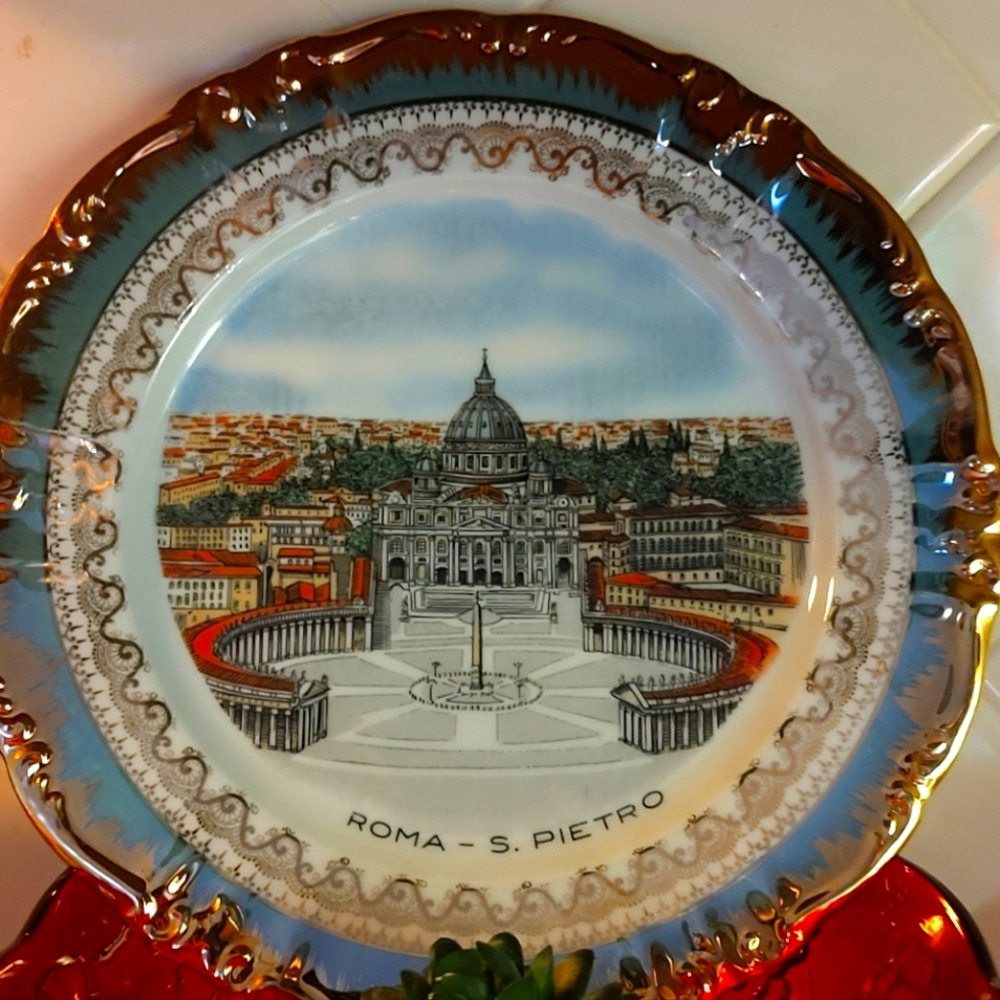 Decorative Roma S. Pietro Plate